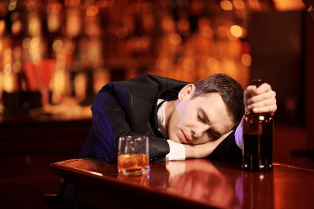 Com um aumento na dose de álcool antes do sexo, você será puxado para dormir