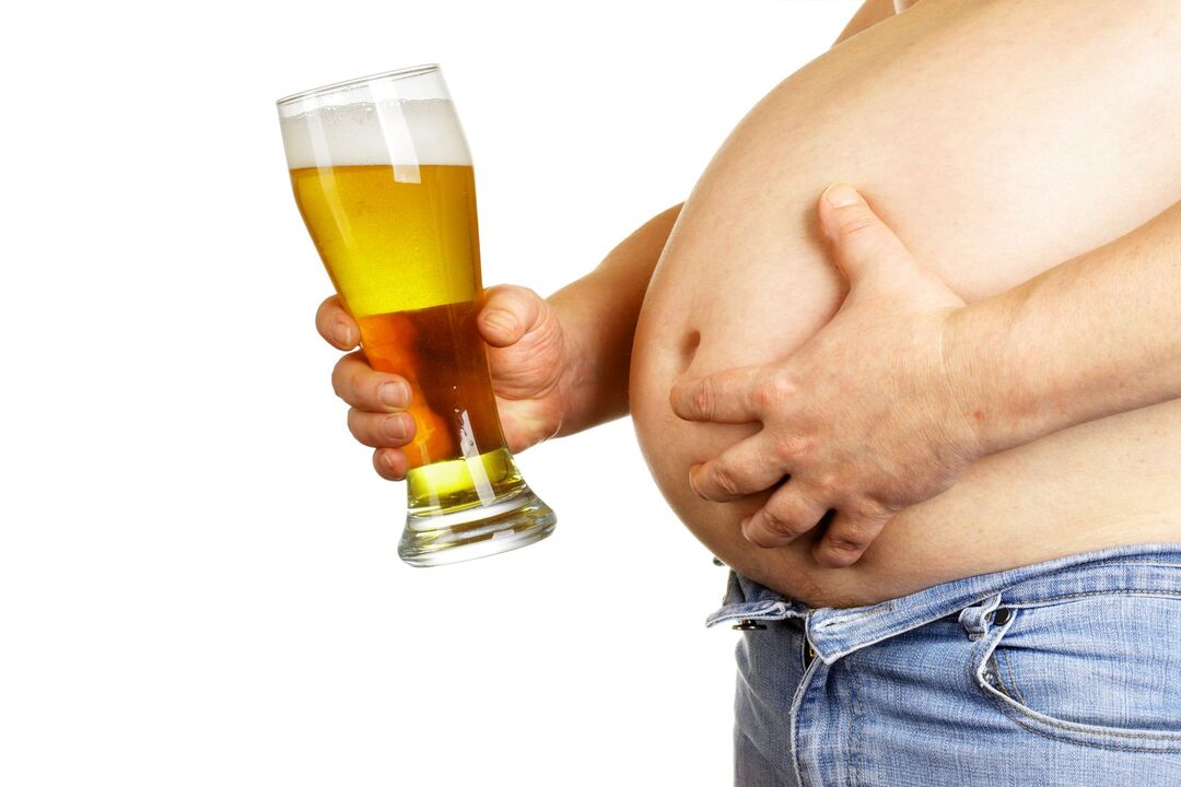 álcool e excesso de peso
